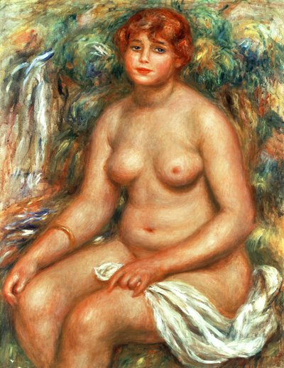 Sitzende Badende, 1916 von Pierre Auguste Renoir